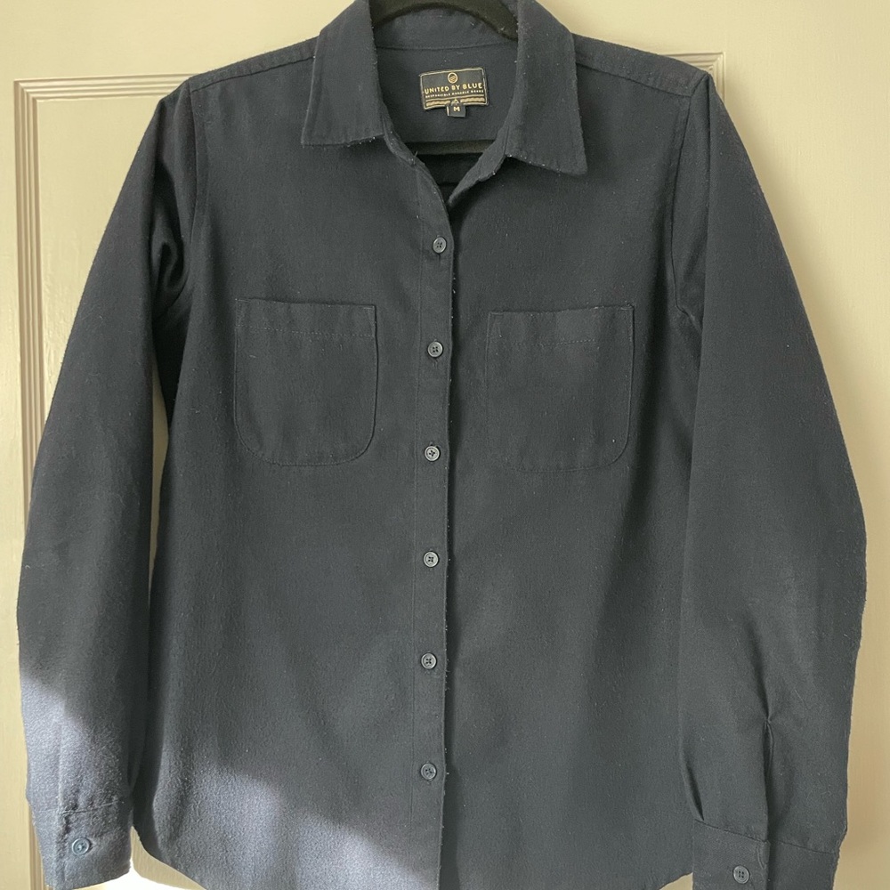 United by Blue Button Front Shirt size M